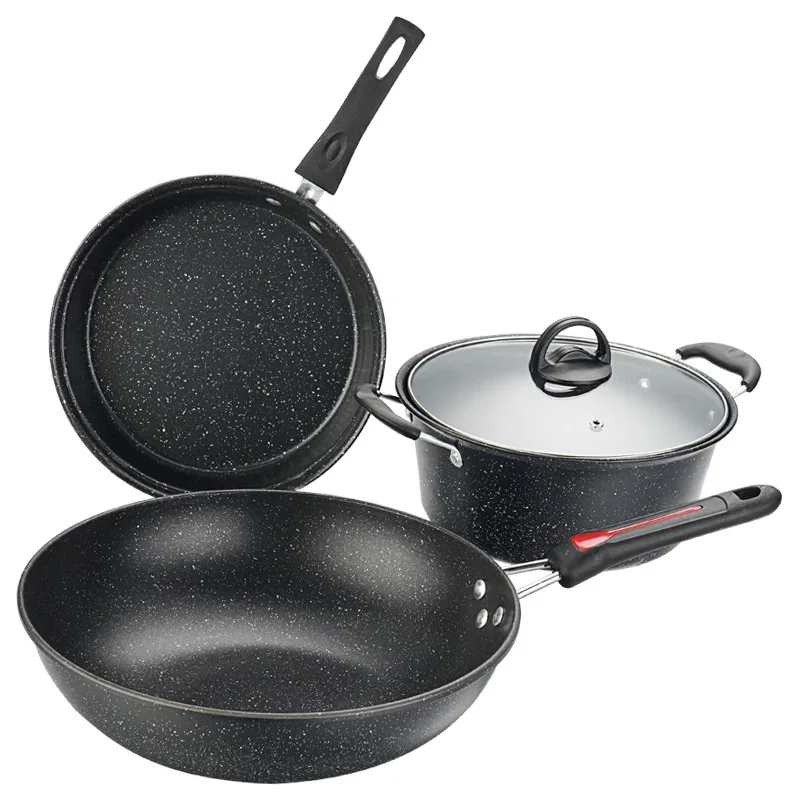 Custom Pan Cooking Pot Casting Aluminum Nonstick Cookware