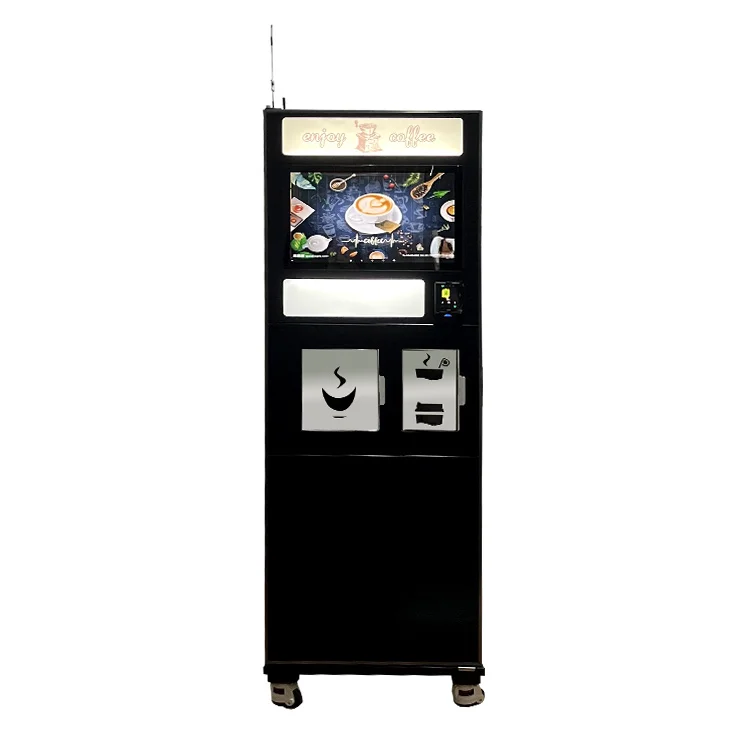 Bean to Cup Coffee Vending Machine Fully Automatic Robot Coffee Vending Machine