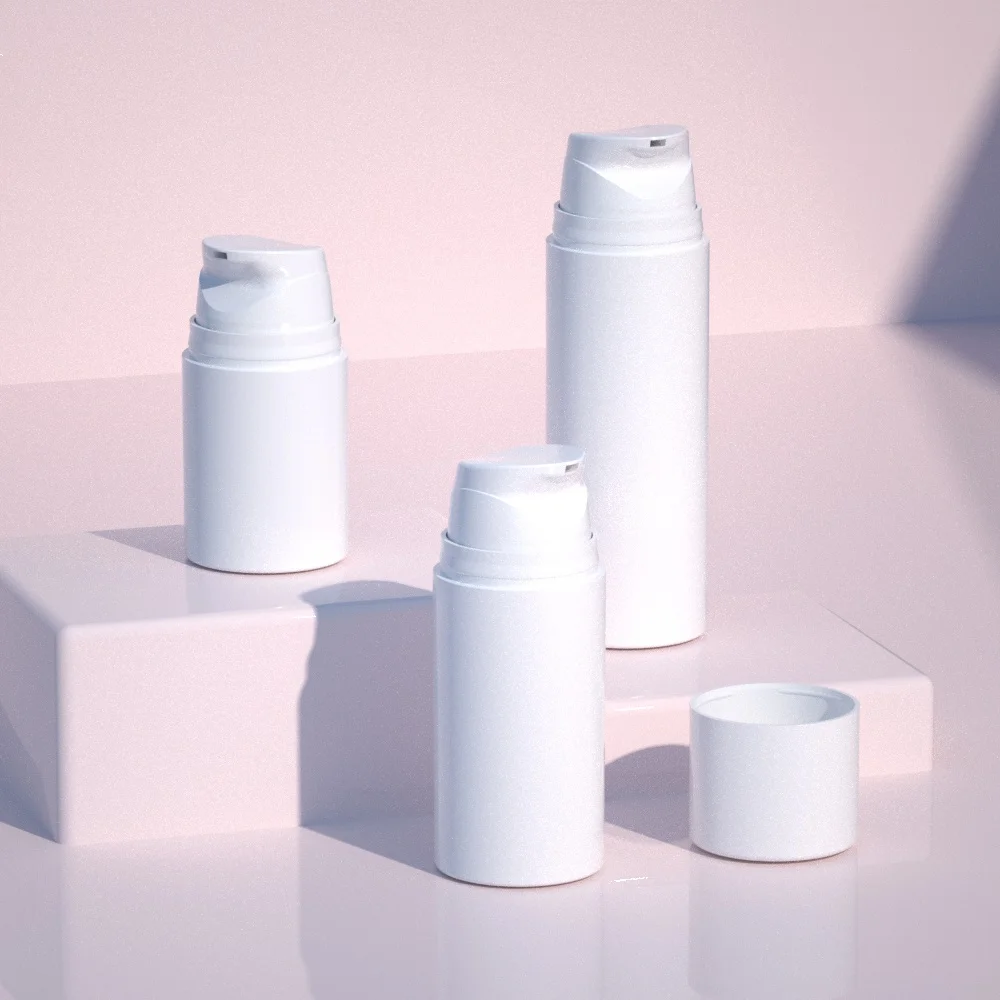 Empty 15ml 30ml 50ml 100ml Frosted Cream Cosmetic Lotion Resistant Luxury Plastic Acrylic Airless Pump Bottle With Pump