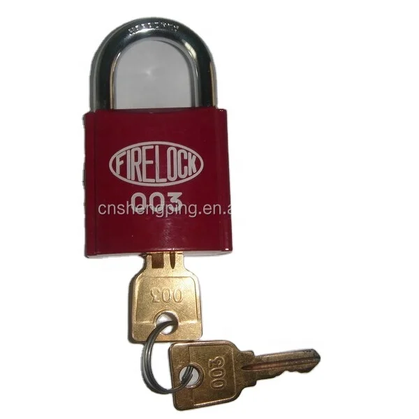 Firelock 003 padlock 003 lock lockwood padlock Australia lock Fire Hydrant red 38mm pad lock