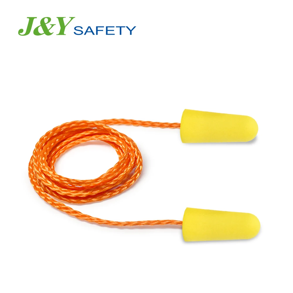 In Ear Hearing Protection Noiseproof Ear Plug Stop Snoring Earplug  With PVC String