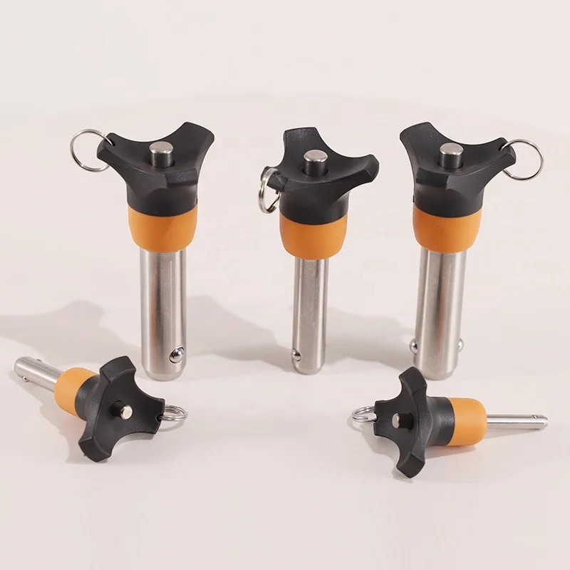 High Precision Quick Release Ball Lock Pins Mushroom Aluminum Handle Stainless Steel Safety Quick Release Spring Ball Lock Pins