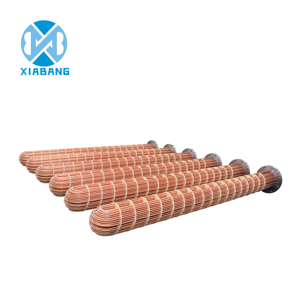 30TR U Tube Type Heat Exchanger Condenser Brass Brazing For Diesel Engine