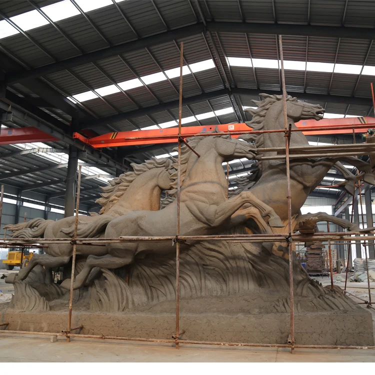 Outdoor Decoration Large Bronze Running Horse Sculpture For Sale