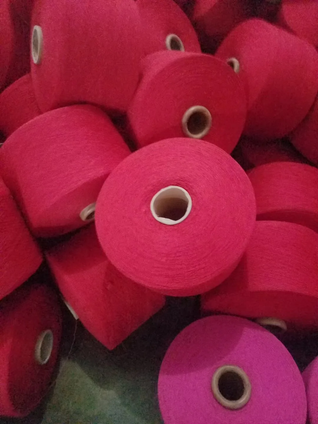 knitting  yarn  dope dyed  100% Polyester Spun Yarn