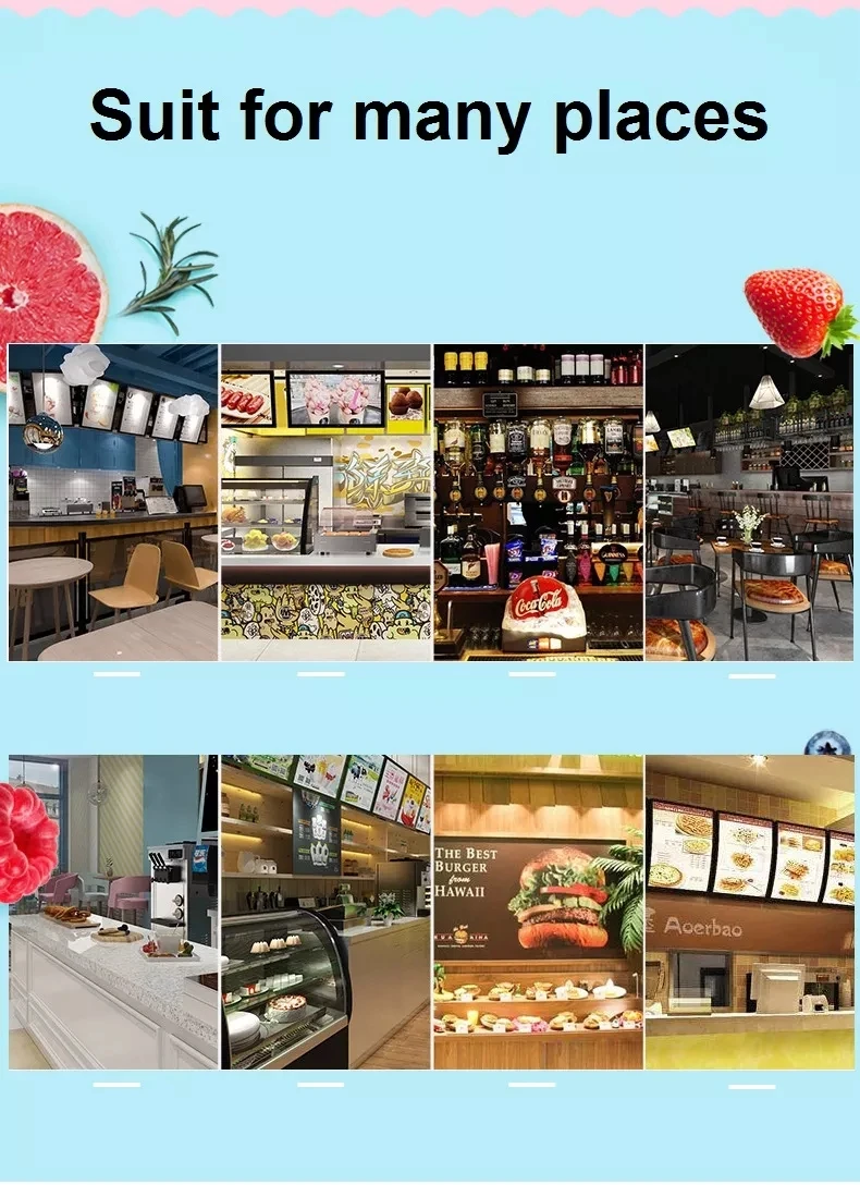 Commercial Ice Cream Sorbet Making Batch Freezer Gelato Machine Hard Italy New Product Desktop Milkshake Machine Gear