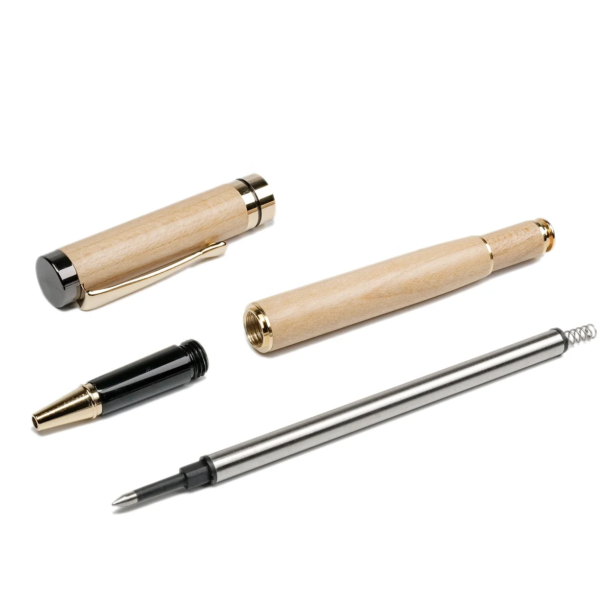 custom made New Hot Fast Delivery Gel Ink Pen Wooden