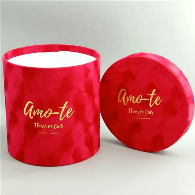 Custom made suede packaging boxes