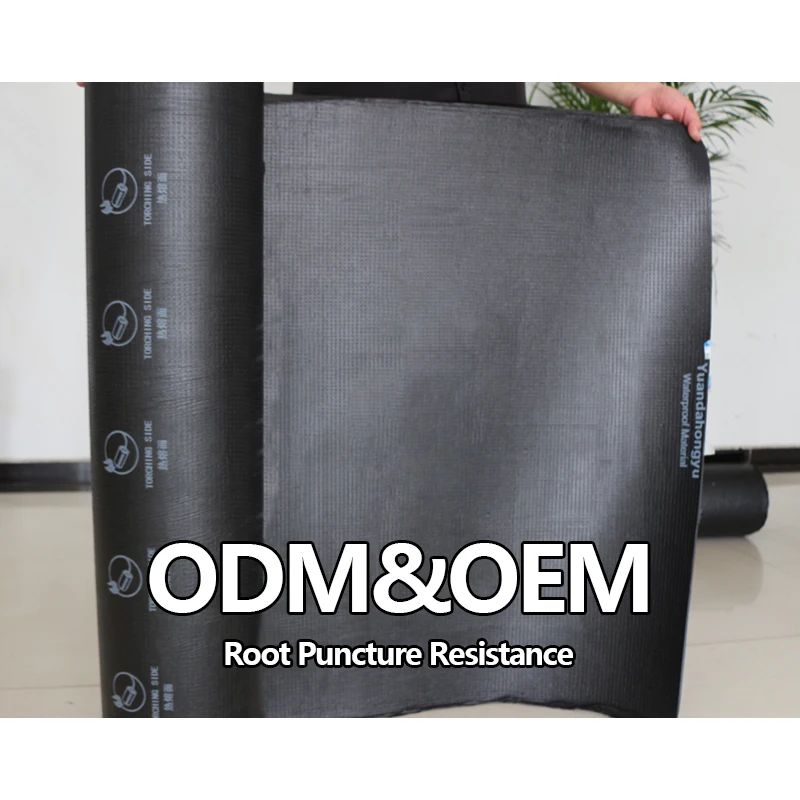 Wholesale China Hot Melt Type Polyethylene Tire Root Puncture Waterproof Membrane For Planting Protect Roof