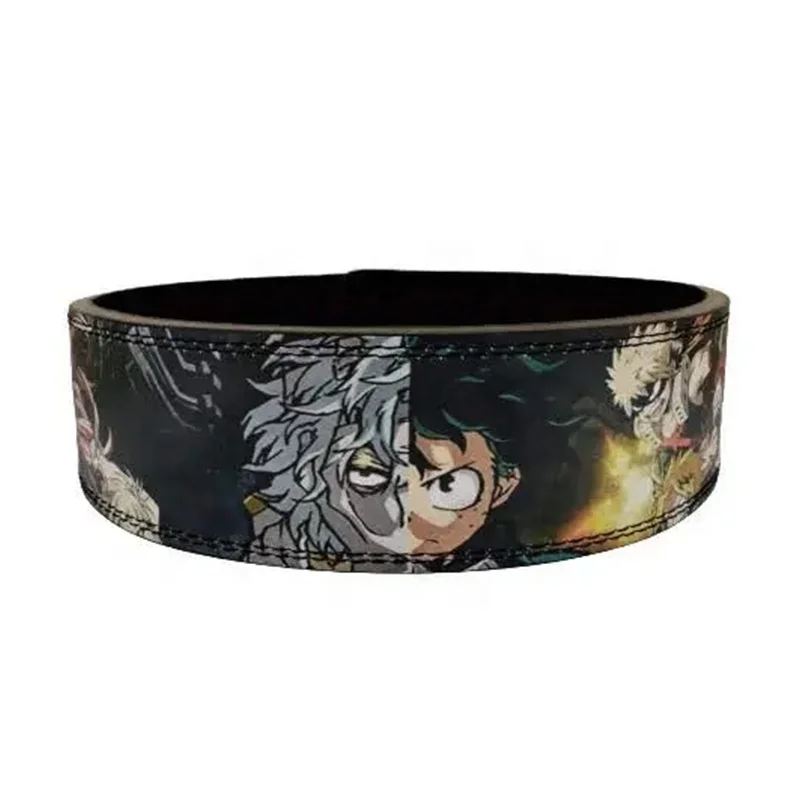New design bodybuilding powerlifting gym lever belt printing various patterns quick lever design SBD style powerlifting belt