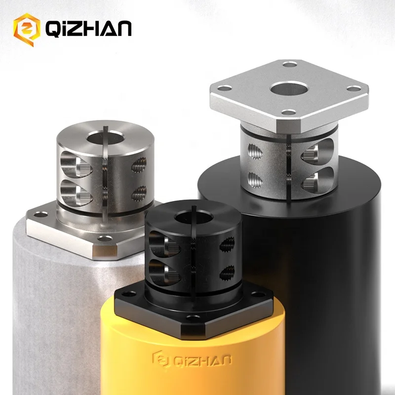 Factory Outlet Round Square Compact Flanged Mount Type Cast with Slit Shaft Supports Linear Motion Automation Components