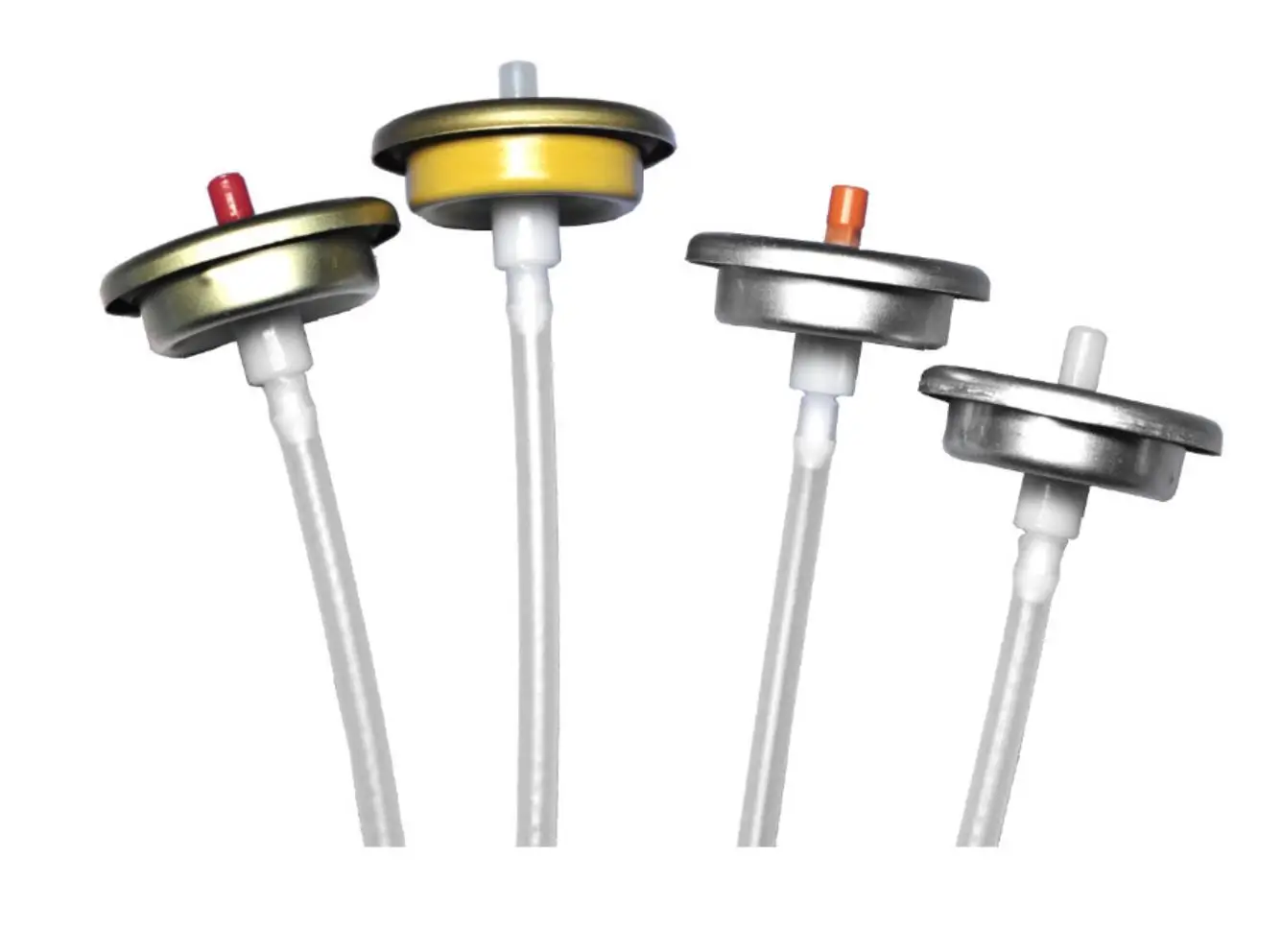 Wholesale Powder Aerosol Spray Cleanser tin can metering valve 1 inch valve Nozzles and Actuator for automatic air freshener