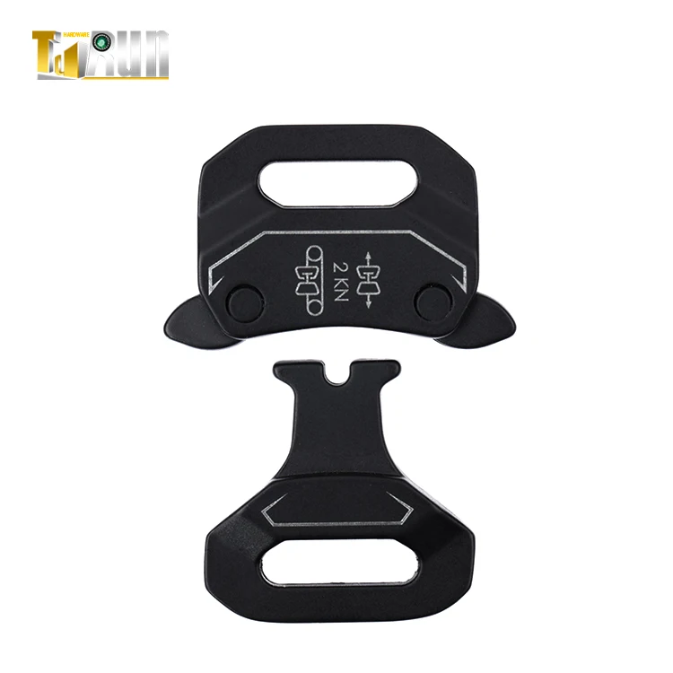 Tactical buckle quick release metal buckle backpacks accessories dog collar fashion hanging chain belt buckle