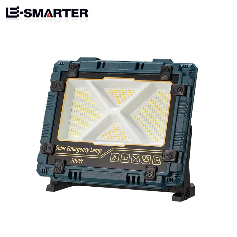 Charging Floodlights Outdoor Camping Portable Ultra Bright Emergency Car 100W 150W 200W 300W 400W 500W 600W Led Solar Work Light