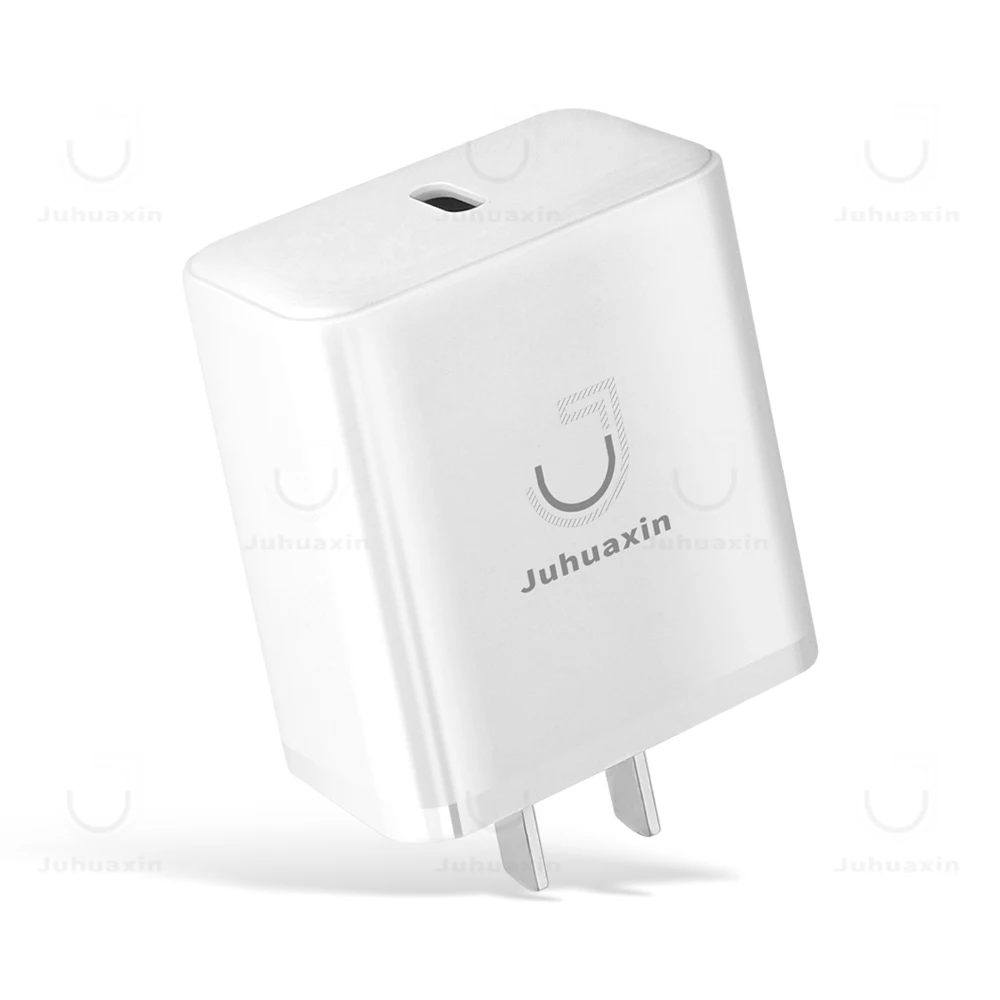 Juhuaxin Cargador PD 25W Original Factory USB-C Power Adaptor Wall Charger private model Super Fast Charger  for Iphone Samsung