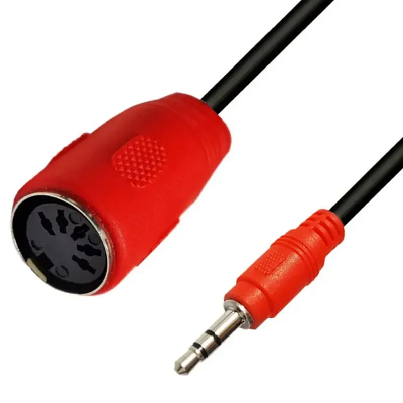 MIDI To TRS 3 5 мм штекер к DIN 5Pin разъем аудио для адаптер кабель