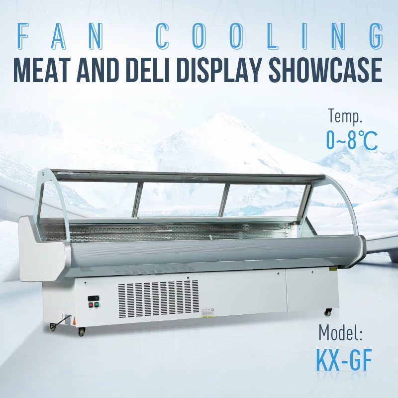 commercial refrigeration equipment Counter Top Display meat Refrigerator