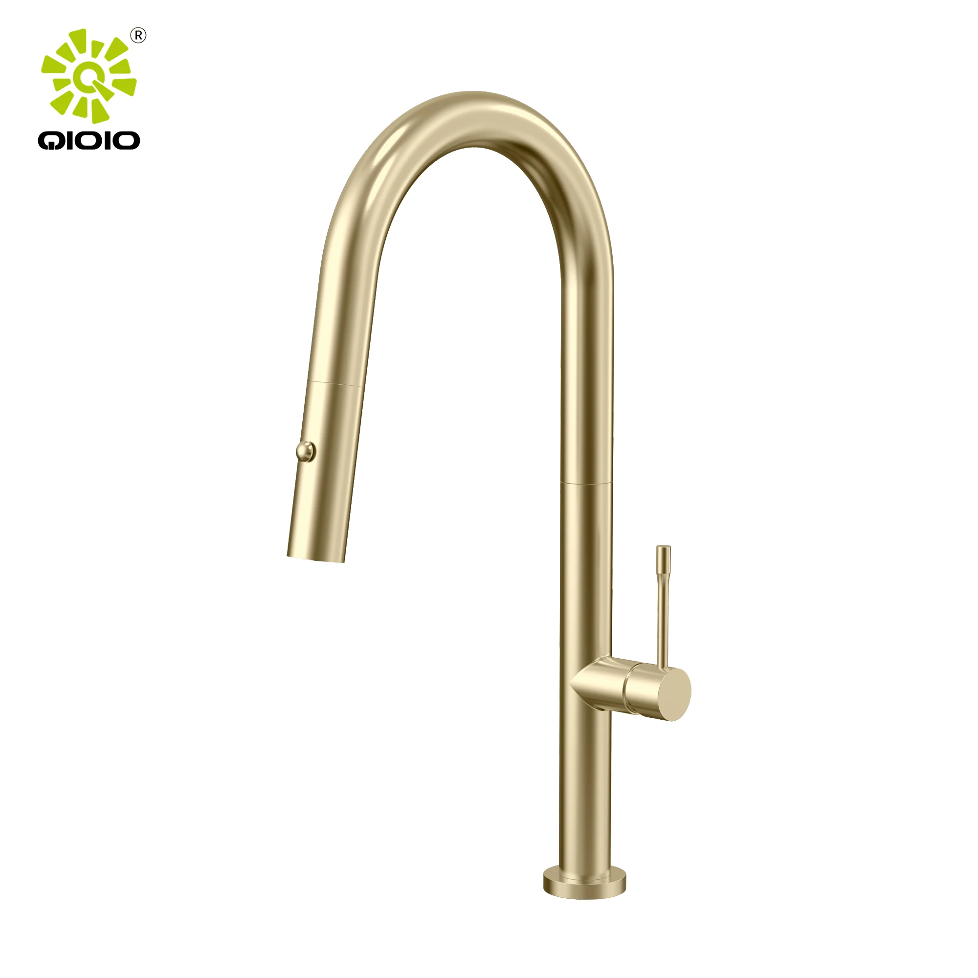 pull out kitchen faucet 304 ss watermark tap kitchen mixer inox goose neck  taps  gun metal sink  mixers