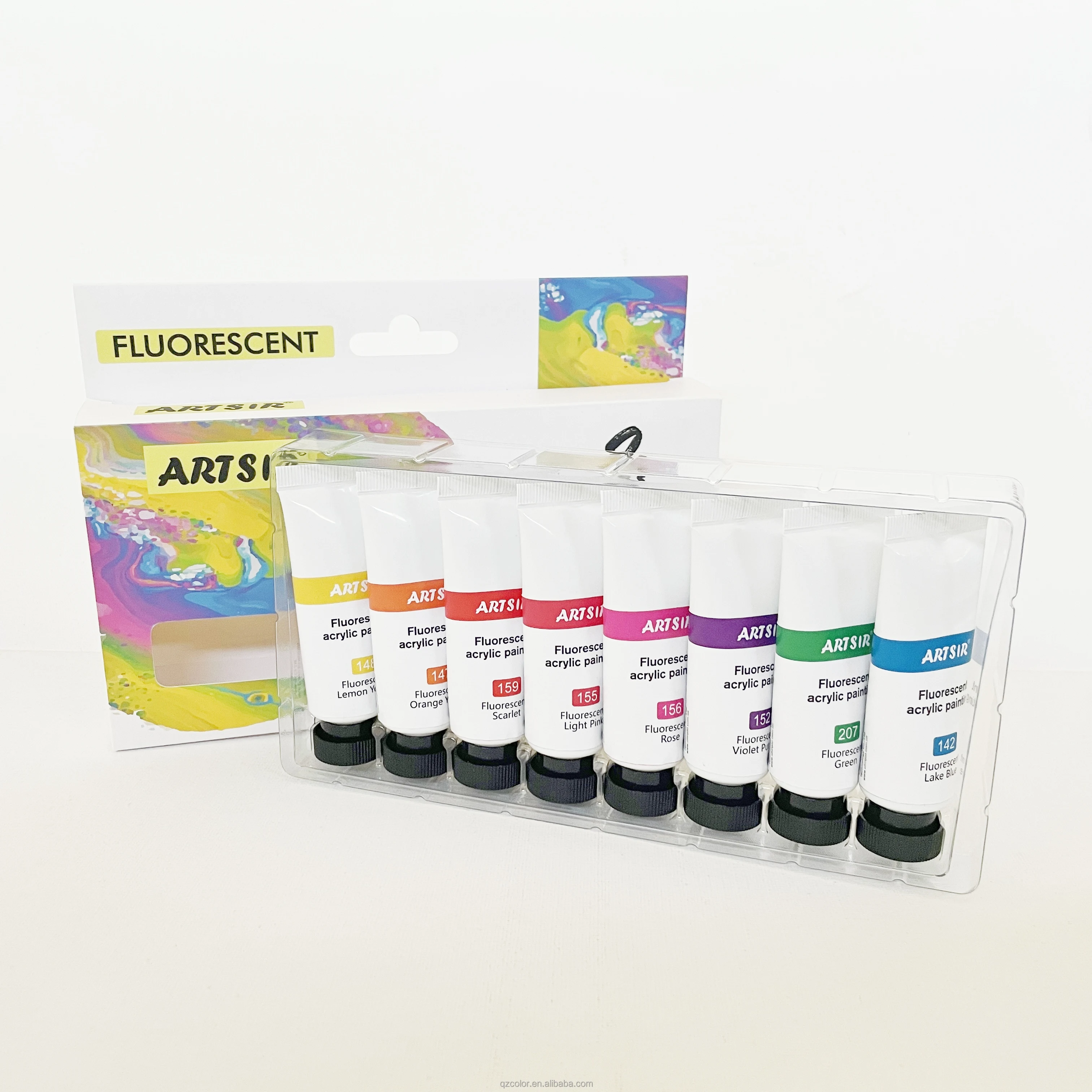 Manufacturer Cheap Cost Acrylic Paint Set Waterproof 8 Colors For Artist DIY Hand Painting on Stones and Wall