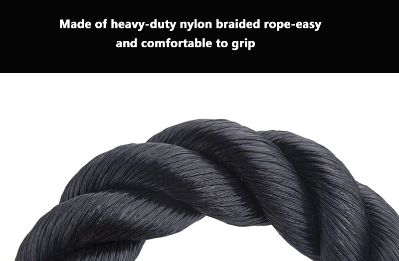 
Factory Wholesale fitness accessories 27 inches Triceps Rope 