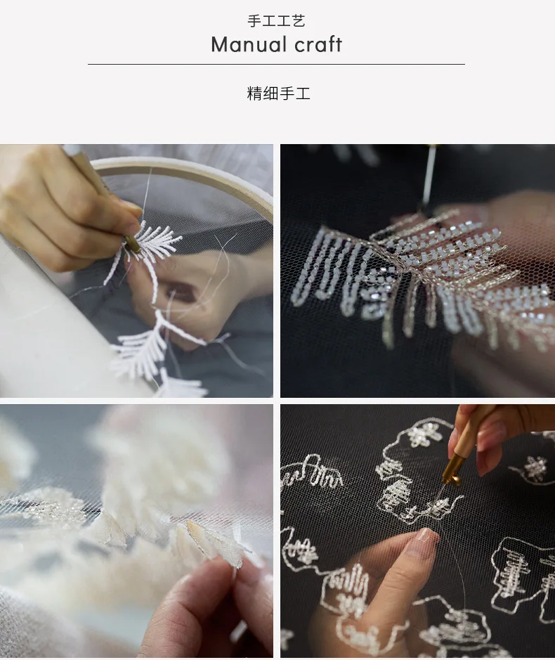 Dropshipping 2021 Hot Bride Fairy Perspective V-neck Sexy Trailing Girl Wedding Bridal Dresses