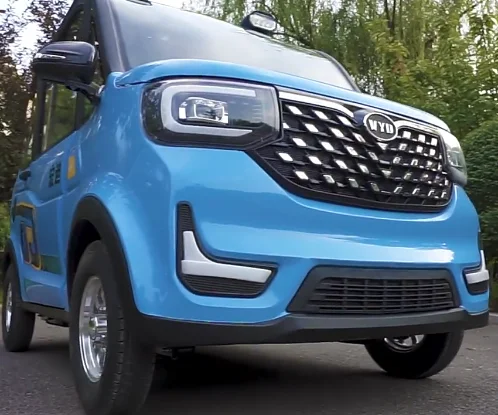 China Cheap Battery New 4 Wheel  Passenger Mini Car Low Speed Electric Vehicle