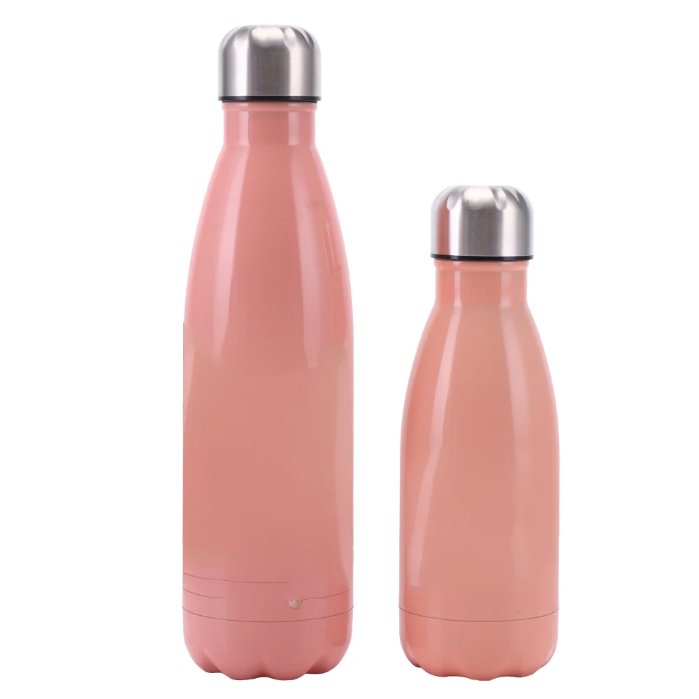 
Eco Friendly Vacuum Insulated Stainless Steel Cola Bottle Shape Thermos Water Bottle 