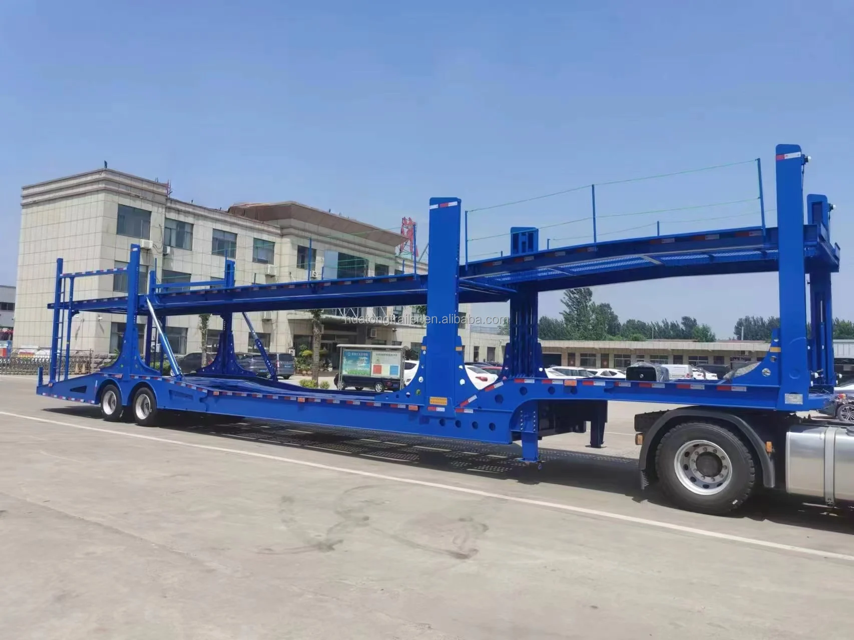 Multi Axles Double Floor Truck Double Deck Hauler Vehicle Carrier Trailer Car Carrier Semi Trailer