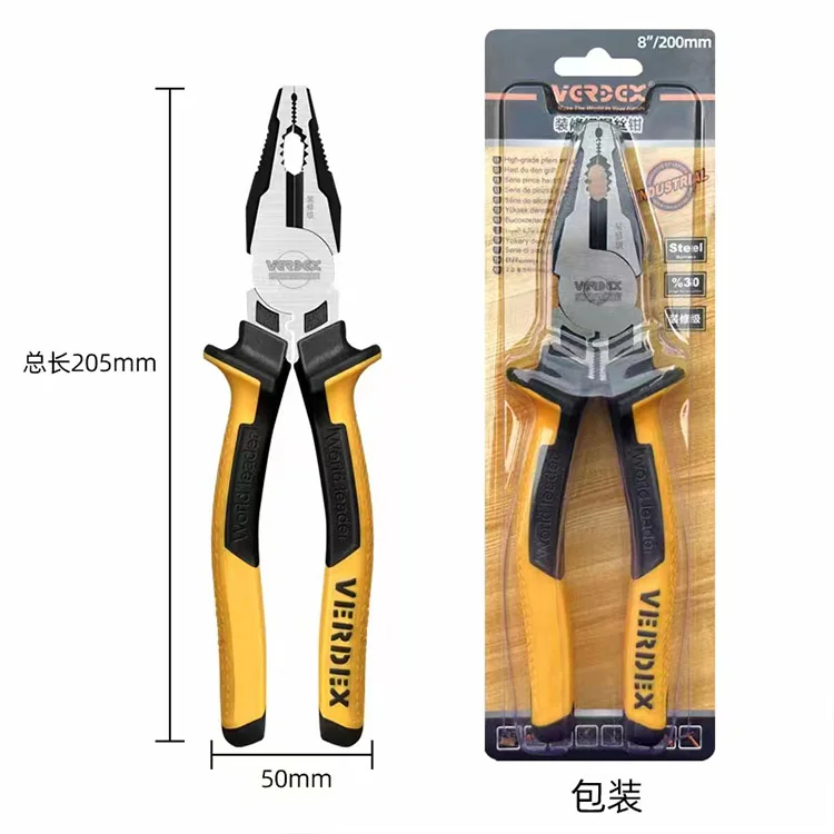 Multifunctional Electrician Pliers Needle Nose Pliers for Wire Stripping Cable Cutters Terminal Crimping Hand Tool