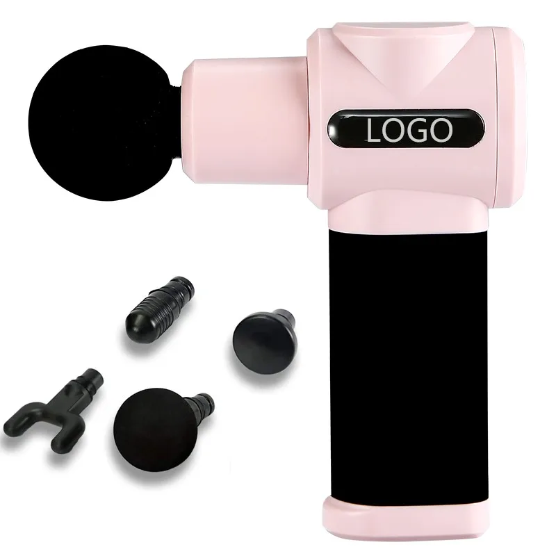 Новая модель массажного пистолета с ЖК-дисплеем, массажер для глубоких мышц, электрический массажер, ручной пистолет для тела любого цвета