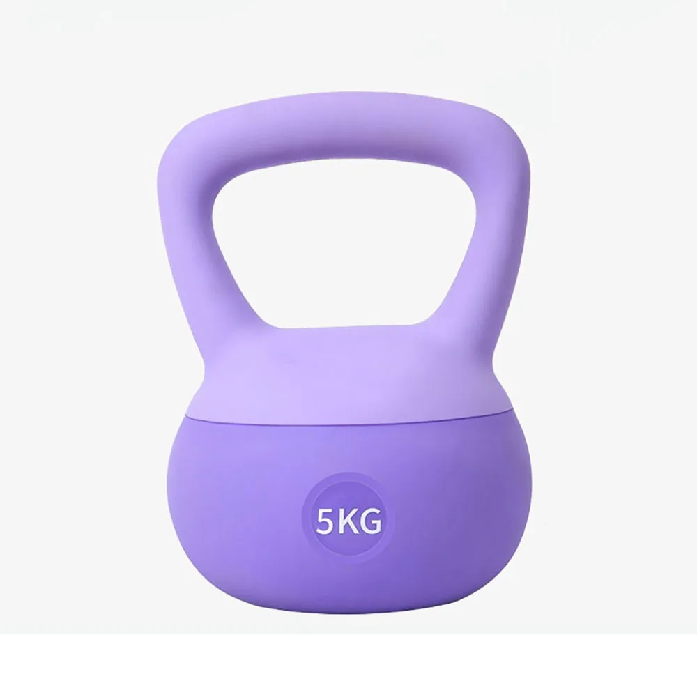 wholesale Kettle bell set 2kg 5kg 8kg weight soft kettle bell protect floor home fitness