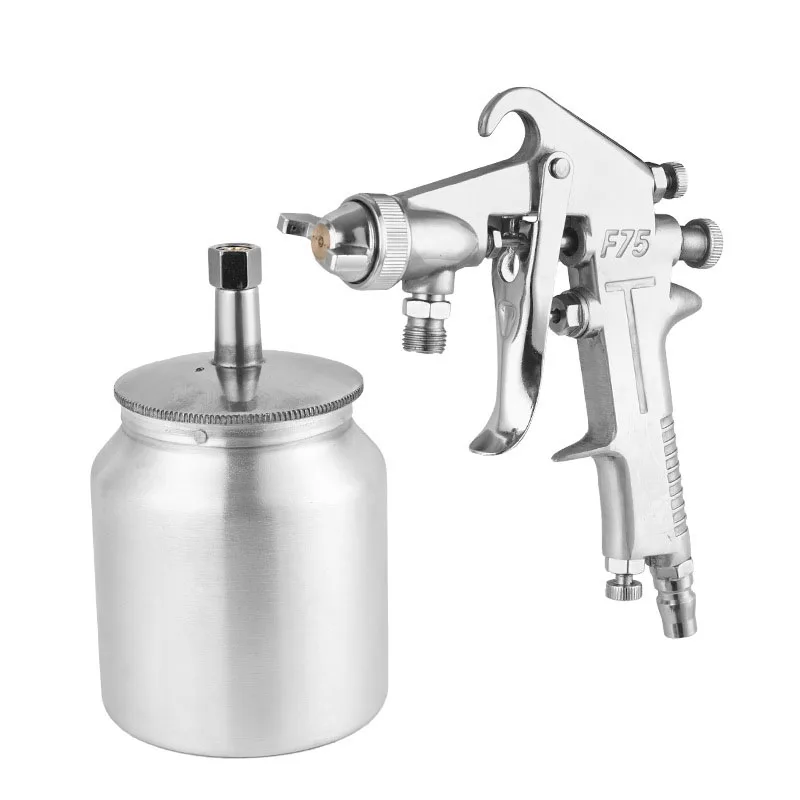Auto Painting Tools F-75 Air Spray Gun Furniture Paint Sprayer High Atomization Pneumatic Spray Gun For Car Painting