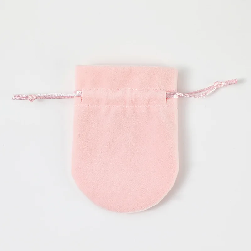 Manufacturers wholesale U-shaped small velvet gift drawstring bag for jewelry