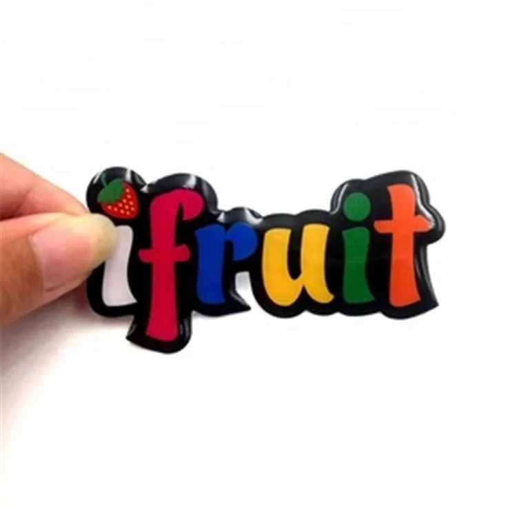 Non Yellowing Polyurethane Dome Decals Transparent PU Resin Labels Epoxy Domed 3D Stickers