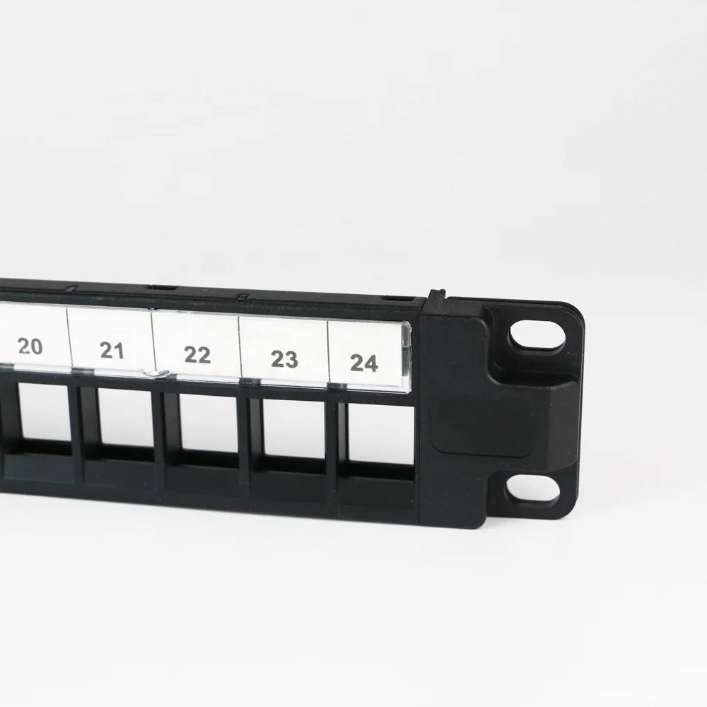  Пустые Модульные Разъемы UTP RJ45 патч-панель с 24