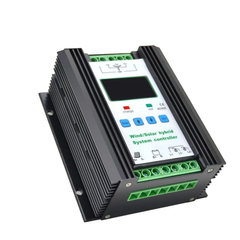 Self recovery 400W 500W 600W PWM  12V 24V 48V  wind solar hybrid charge controller