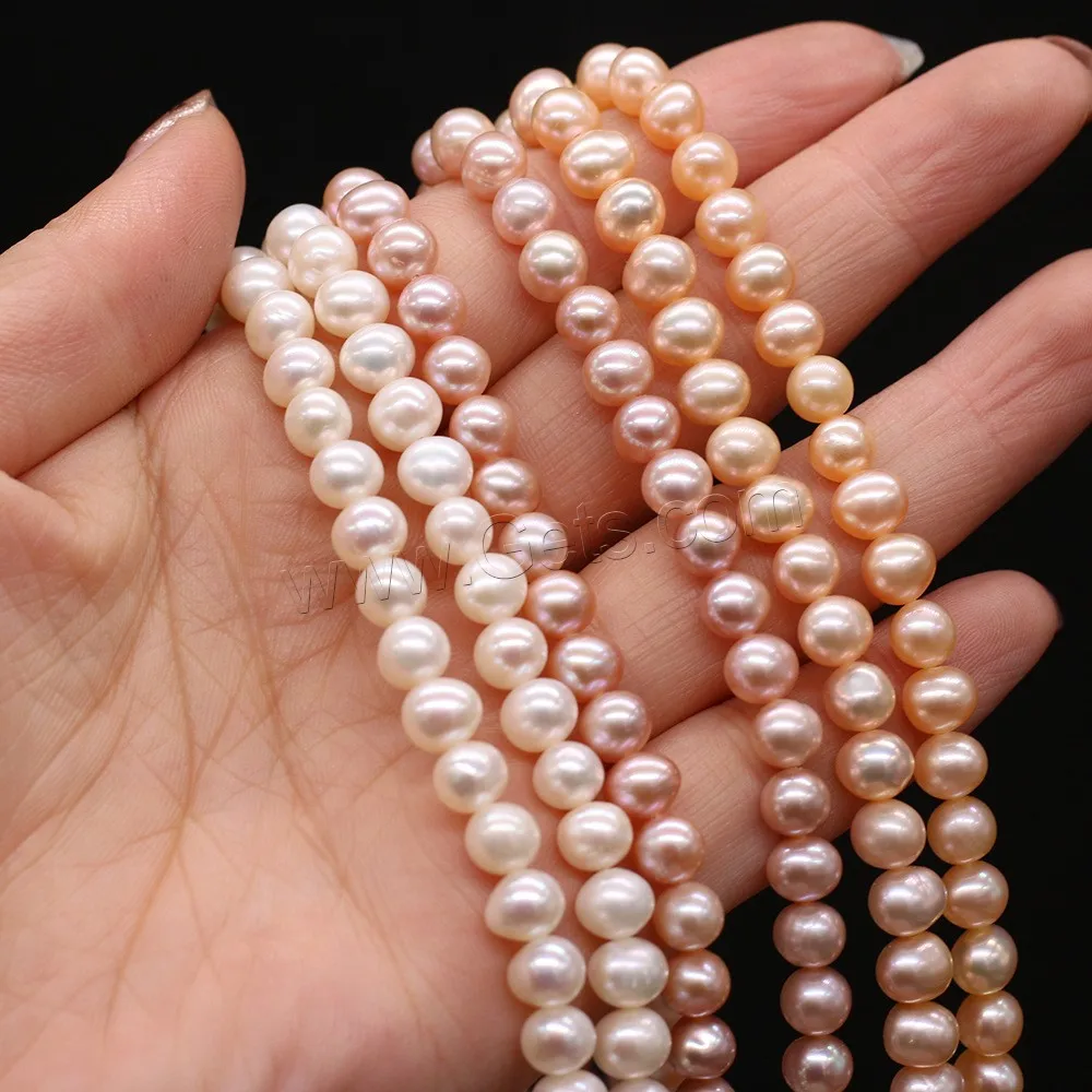 more colors round cultured freshwater pearl bead 6-6.5mm loose pearl beads for diy jewelry making