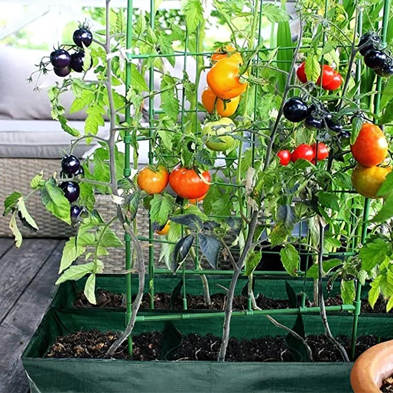 New Rectangle Breathable Anti-Corrosion Durable Potato Planting Bag Vegetable Container Household Flower Pots Plant PE Grow Bags