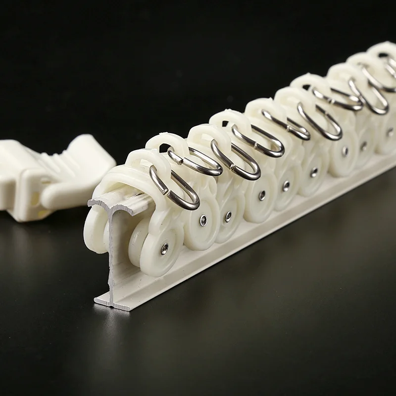 Smooth Track Aluminium and PVC Length 6M  Decorative Modern Curtain Track Set  Curtain Pole