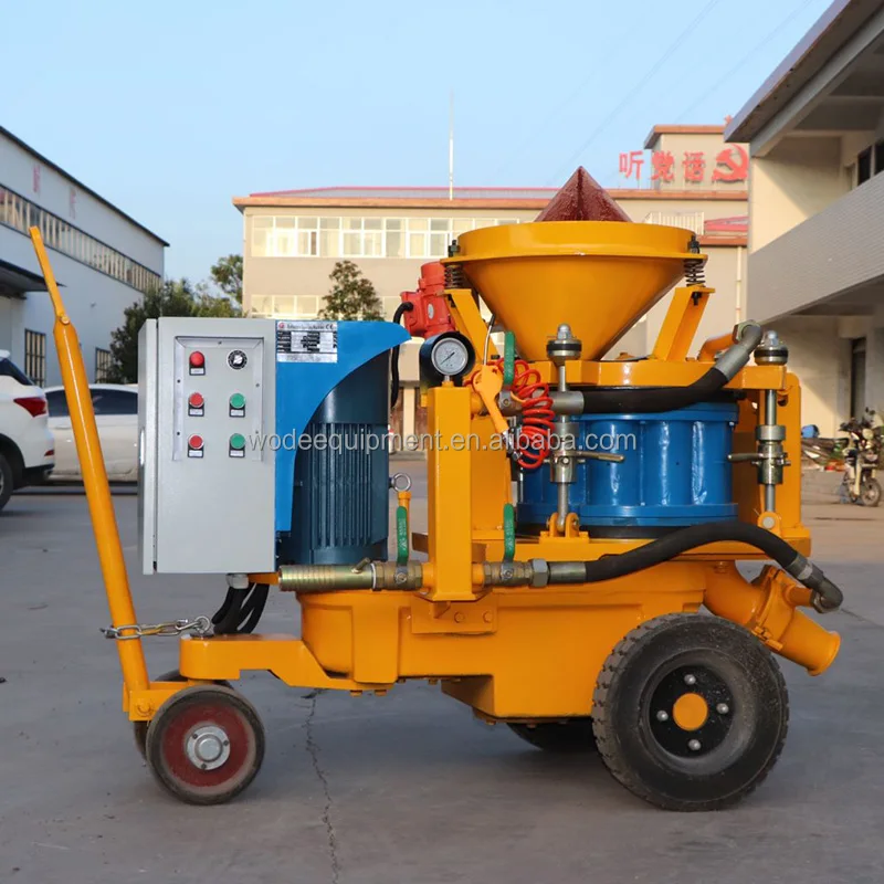 9m3/h Spraying Gunite Gunning Refractory Cement Sprayer Gun Dry-mix Shotcrete Fryer Machine