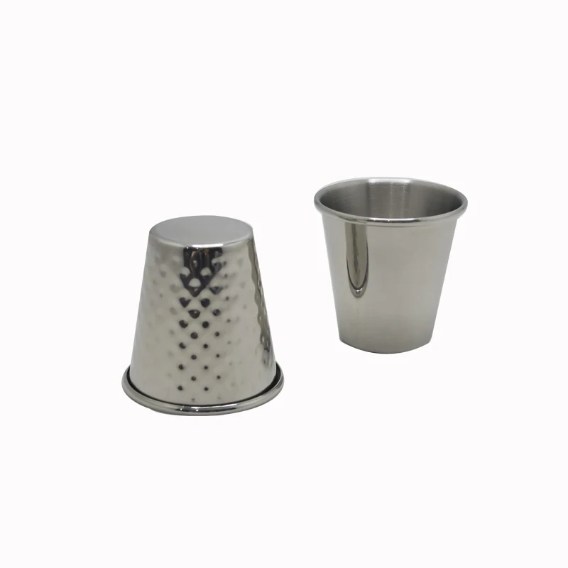 Hot Selling Eco-Friendly Stainless Steel Mini Mug Customizable Logo and Color Bar Accessories Can Be Used as Shot Glasses
