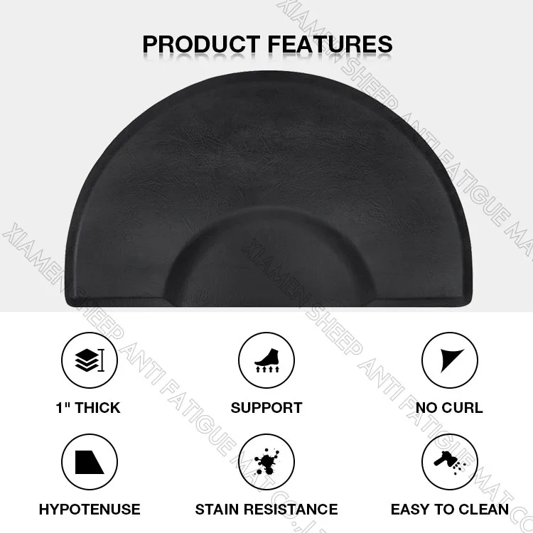 Sheepmats Barber_chair_mat Anti Fatigue Barbershop Barber Shop Bar Chair Mat For Barber Station Floor