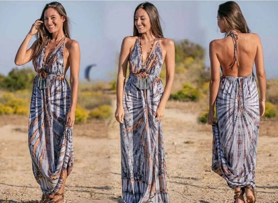 Ladies Rayon Spring Summer Women Clothing high quality Loose large size maxi dress cotton Casual Dresses