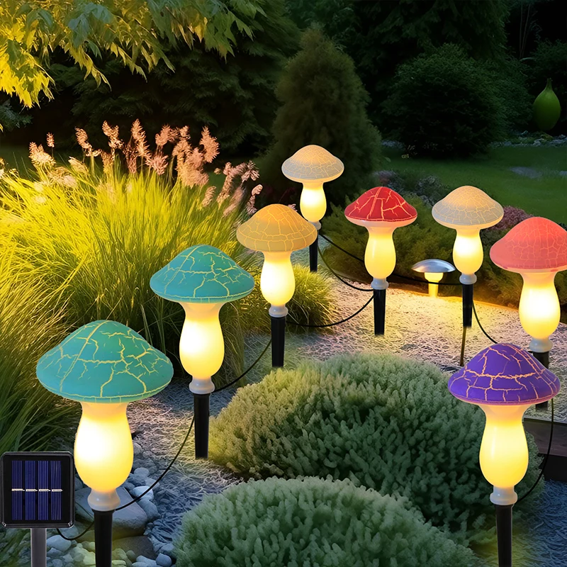 Exceptional Solar Mushroom Lights for Garden - Waterproof Fairy Lamp with Multi-Colored LED Lights, Perfect for Christmas, Hallo