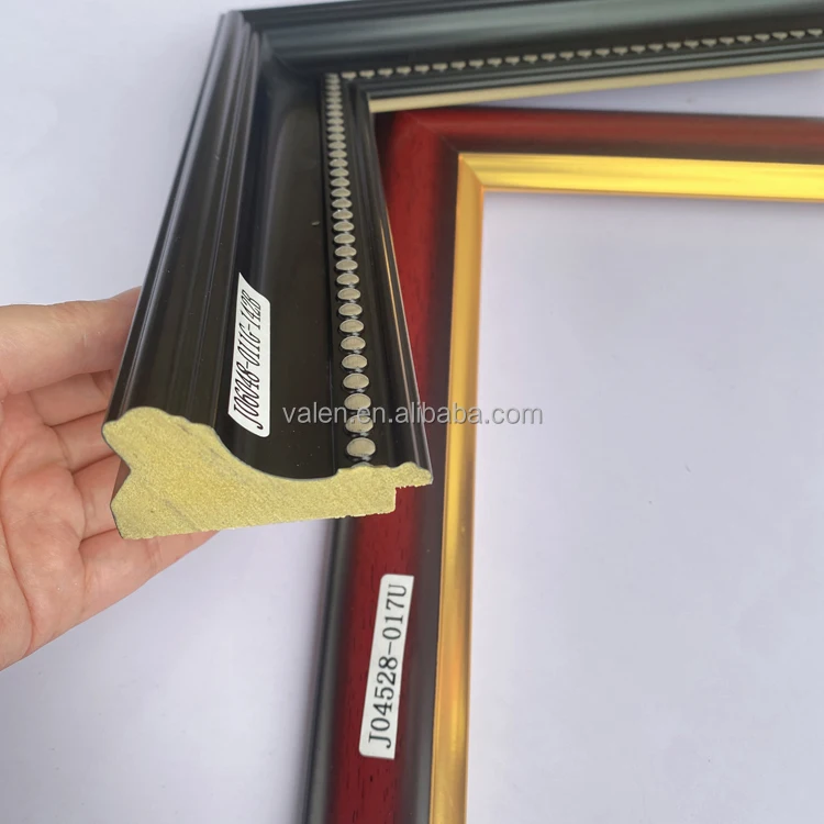 Wholesale Factory Direct Free Sample Black Wood-Like Frame Moulding Photo Poster Picture Wall Pictures Painting Mirror Frame