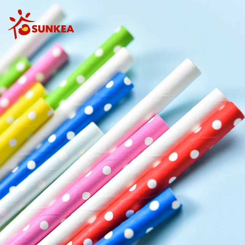 195 мм, 197 мм, 200 мм, 205 мм, 210 мм, биоразлагаемая цветная бумажная солома