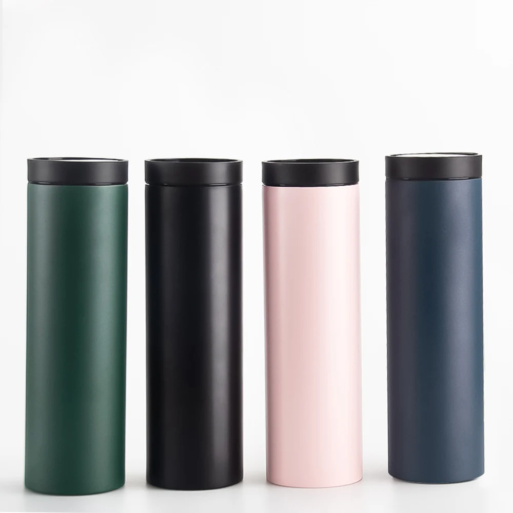 Manufacturer Popular Costom Logo Flask Thermos Bottle Stainless Steel Press flask Tumblers