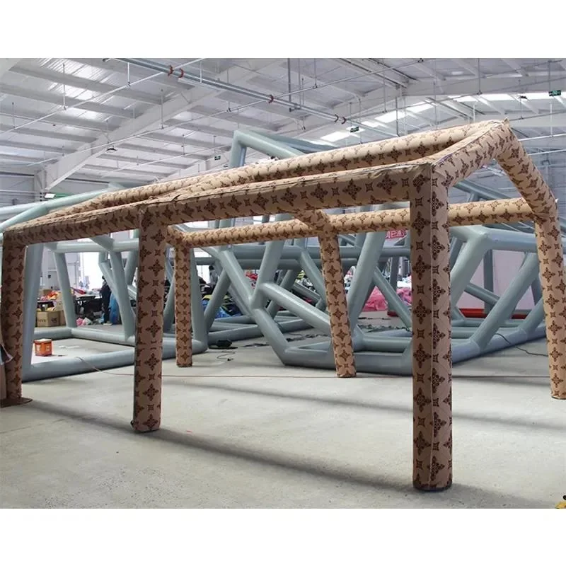 5*6m Saudi Arabia suppliers air tent inflatable camping outdoor hiking canvas tent waterproof inflatable tent