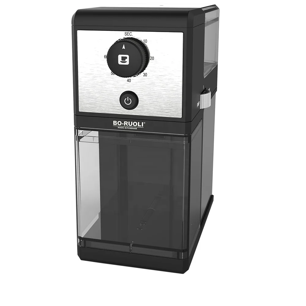 PANCERKA 2024 New Coffee Grinder Nuts Cereals Grain Adjustable Mills Conical Burr Coffee Grinder With Safety Lock System