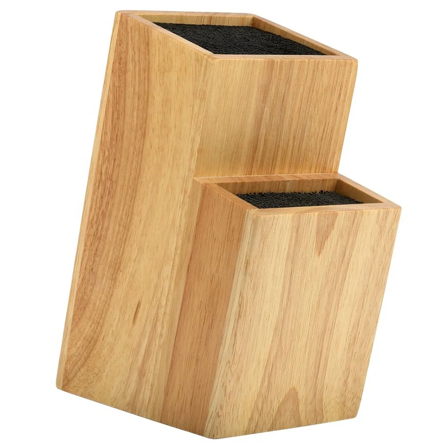 High quality bamboo stand for knives knife holder kitchen knife block